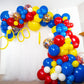 Partywoo Red Yellow Blue Balloons, 100 Pcs 12 Inch Pack Of Red Balloons, Yellow Balloons And Blue Balloons, Latex Balloons For Baby Shower Decorations, Dog Party Decorations, Dog Birthday Decorations