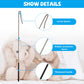 Skylety 2 Pcs Puppet Rods Puppet Stick Arm Control Rod Metal Hand Stick Rubber Protective Sleeve Marionette Rods for Ventriloqui