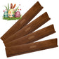 Domino Racks 4Packs - Authored Design Nut Brown Tile Holders For Dominoes Set Mexican Trains Mahjoon Chickenfoot