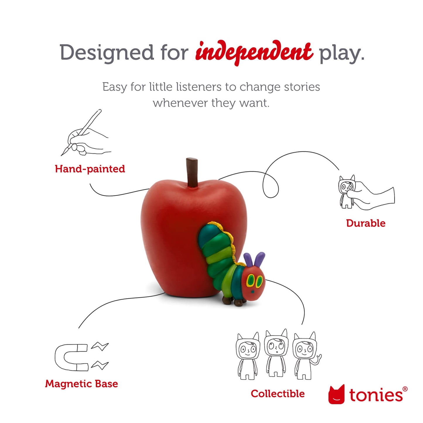 Tonies The Very Hungry Caterpillar & Friends Audio Toy Figurine From Eric Carle