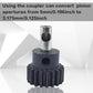 HOPLEX Stainless Steel 3.175mm/0.125inch to 5mm/0.196inch Coupler Shaft Motor Pinion Reducer Sleeve Adapter for Converting RC Mo