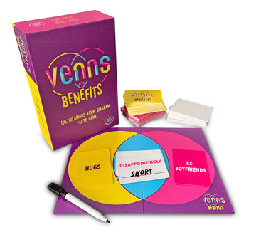 Venns With Benefits - The Hilarious Venn Diagram Party Game, For 3+ Creative & Witty Players