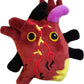 GIANTmicrobes Heart Disease Plush, Get Well Soon Stuffed Animal, Heart Surgery Recovery Gifts, Chronic Illness Essentials, Cardi