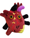 GIANTmicrobes Heart Disease Plush, Get Well Soon Stuffed Animal, Heart Surgery Recovery Gifts, Chronic Illness Essentials, Cardi