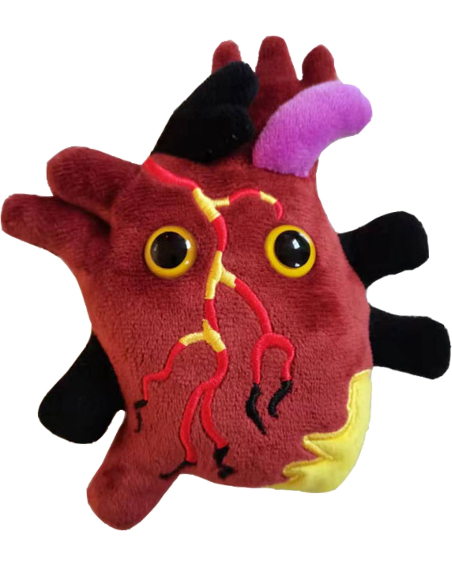 GIANTmicrobes Heart Disease Plush, Get Well Soon Stuffed Animal, Heart Surgery Recovery Gifts, Chronic Illness Essentials, Cardi