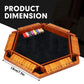 Tooybing Upgraded 1-6 Players Shut The Box Dice Game, Wooden Board Table Family Game For Kids And Adults With 16 Dice, Classic T