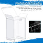 100 Pack Protectors Case Compatible With Funko- 4' Inch Pop Vinyl Figures, Crystal Clear Protectors, Heavy Duty Display Box W/ Protective Film & Locking Tab