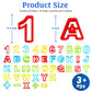 Rimobul Alphabet & Numbers Dough Cutter Kit,1.5'- 2',Set Of 41