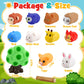 Snapglowz Toddler Toys, Animal Learning Toys For Toddlers 1-6 Forest Animal Playset Montessori Toys For 2-6 Boys Girls Animal Fi