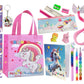 Amycaur Unicorn Gift Combo For Girl Kids (Pack Of 12 Item) | Unicorn Stationery Set For Gifts | Stationery Item For Kids | Schoo