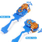 Bey Battling Tops Bay cutting edge Launcher and Grip  Power Custom BeyLauncher LR Left Right Spin DB Layer System Compatible with All Bey Burst Series (Blue)