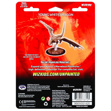 D&D Nolzur'S Marvelous Miniatures: Young White Dragon