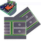 Parking Lot Baseplate 10' X 10' - Building Brick Base Plate Compatible For All Major Brands,For City Roads, Towns And Garages Kids Blocks Toy (2 Parking Lot Baseplate)