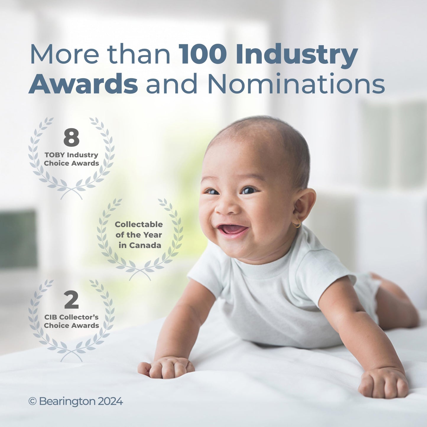 Bearington Scruffy White Plush Teddy Bear Stuffed Animal, 18 Inch