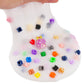 Mushroom Rainbow Bead Slime - Good Stretchy & Non-Sticky Crunchy Sensory Toy, Party Favors For Kids, Girls & Boys Gifts For Birt