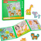 Magnetic Puzzles For Toddlers 1-3, Travel Puzzles For Kids Ages 3-5, Animal Activities Toy Wooden Jigsaw Puzzles Book For Boys &