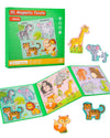 Magnetic Puzzles For Toddlers 1-3, Travel Puzzles For Kids Ages 3-5, Animal Activities Toy Wooden Jigsaw Puzzles Book For Boys &