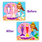 Skillmatics Dot It Sticker Art - Dress Up, Mess-Free Fun for Kids, 500+ Stickers, Craft Kits, DIY Scrapbooking Activity, Travel