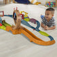 Thomas & Friends Motorized Toy Train Set with Carly the Crane - Loop & Launch Maintenance Yard for Kids Ages 3+ - Multicolor
