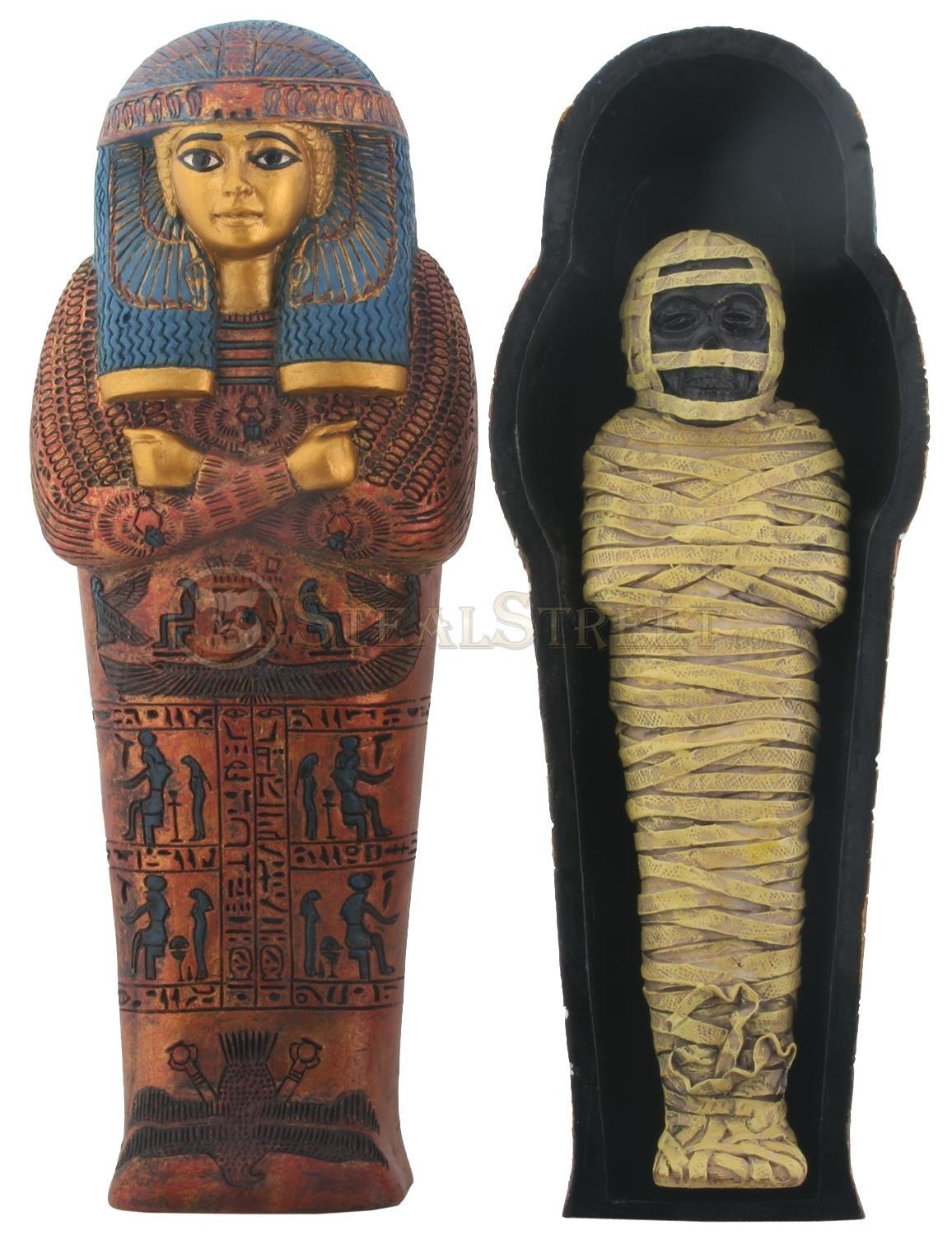 Egyptian Sarcophagus Of Maatkara Box Display Decoration