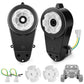 2PCS 24 Volt RS555 35000 RPM High-Speed Motor Gearbox for Power Wheels Motor Upgrade, Pair of 24V Replacement Parts for Ride On 