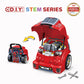 KOOL KARZ PLAYGROUND Big Truck Engine Repair Toy Set - The Ultimate Play Mechanic Experience for Kids (Red) - ACCREDITED STEAM T