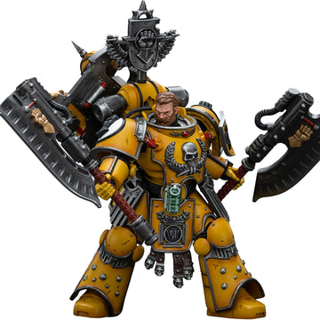 Joytoy 1/18 Action Figure Warhammer 40,000 Imperial Fists Fafnir Rann 4.96Inch Movable Model Collectible Figurine