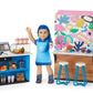 American Girl Truly Me 18-Inch Doll Coffee Shop Playset With Pretend Espresso Machine And Cash Register, For Ages 6+
