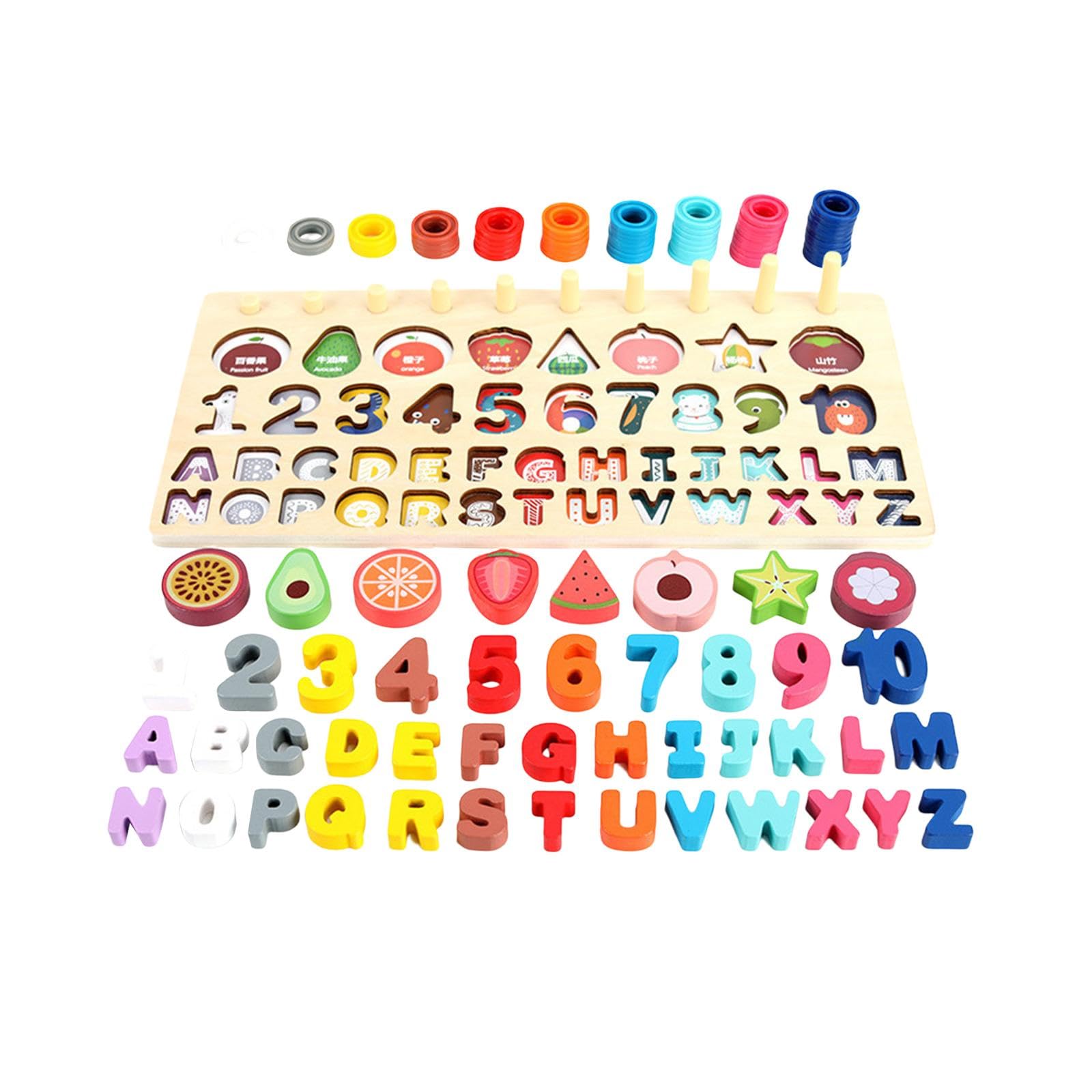 MerishoppMontessori Matching Board Alphabet Toys For Kids Ages 35 Boys Baby|Toys For Baby|Developmental Baby Toys