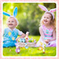 Civaner Easter Eggs Easter Basket Stuffers 10 Pcs Easter Toys Easter Bunny Doll Easter Egg Fillers Easter Bunny Doll Filled East