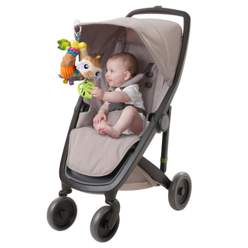 Playgro Sensory Friend Salo Sloth Baby Toy - Interactive Rattle Toy For Baby Developmental Exploration - Soft Texture Stroller Toys For Babies Grasping & Fine Motor Skill - Ideal For 0+ Months Babies