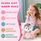 HENGSHI Cute Husky Stuffed Animal Wearing Pink Pig Outfit 7.5 Inch Soft Plush Dog Toy  Fun and Funny Gift Idea for Children and Dog Lovers.(Pig)