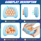 Acvens Quick Push Game For Kids 8-12,Pop Sensory Fidget Toys For Kids 6-12,Birthday Gifts For Boys And Girls (Light Blue)