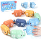 Elephant Alphabet Letter Matching Puzzle Toys For Toddlers 18 Months, 26 Abc Learning Game Fun Preschool Educational Classroom Stacking Toy For 2 3 4 Year Old Boys & Girls, Ideal 1St Birthday Gift