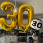 Paticool Gold Number 3 Balloon, 40 Inch Large Number Foil Mylar Balloons For 3Rd Girl Boy Birthday Party Celebration Decorations
