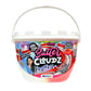 Compound Kings Fluffy Cloudz Butter Slime Bucket For Boys And Girls, Sensory Toy Non-Toxic Non-Sticky, Peppermint Candycane Red/White Slime Gift