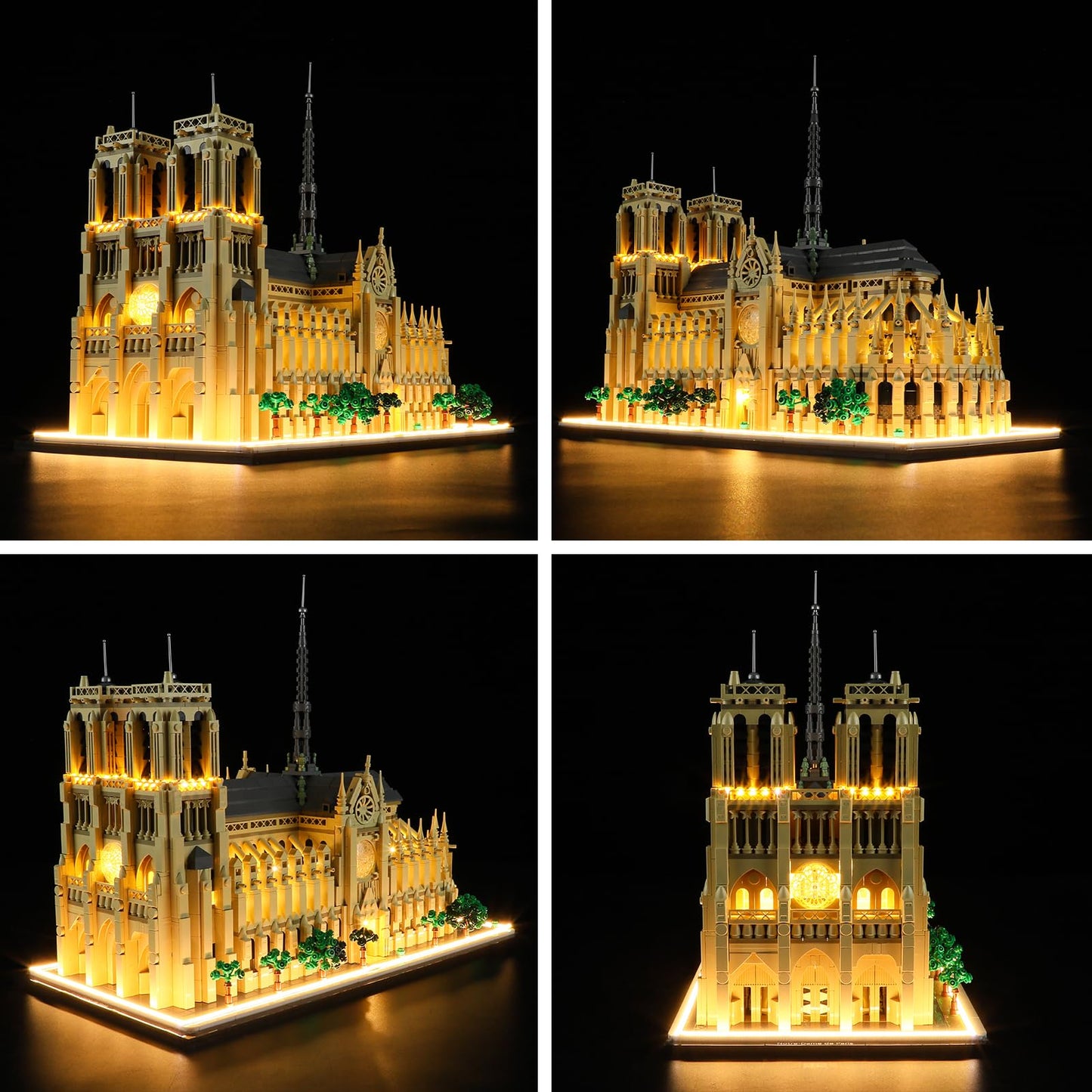 Briksmax 2.0 Light Kit For Lego-21061 Notre Dame Cathedral With Remote Control-Innovative Led Lighting Compatible With Lego Arch