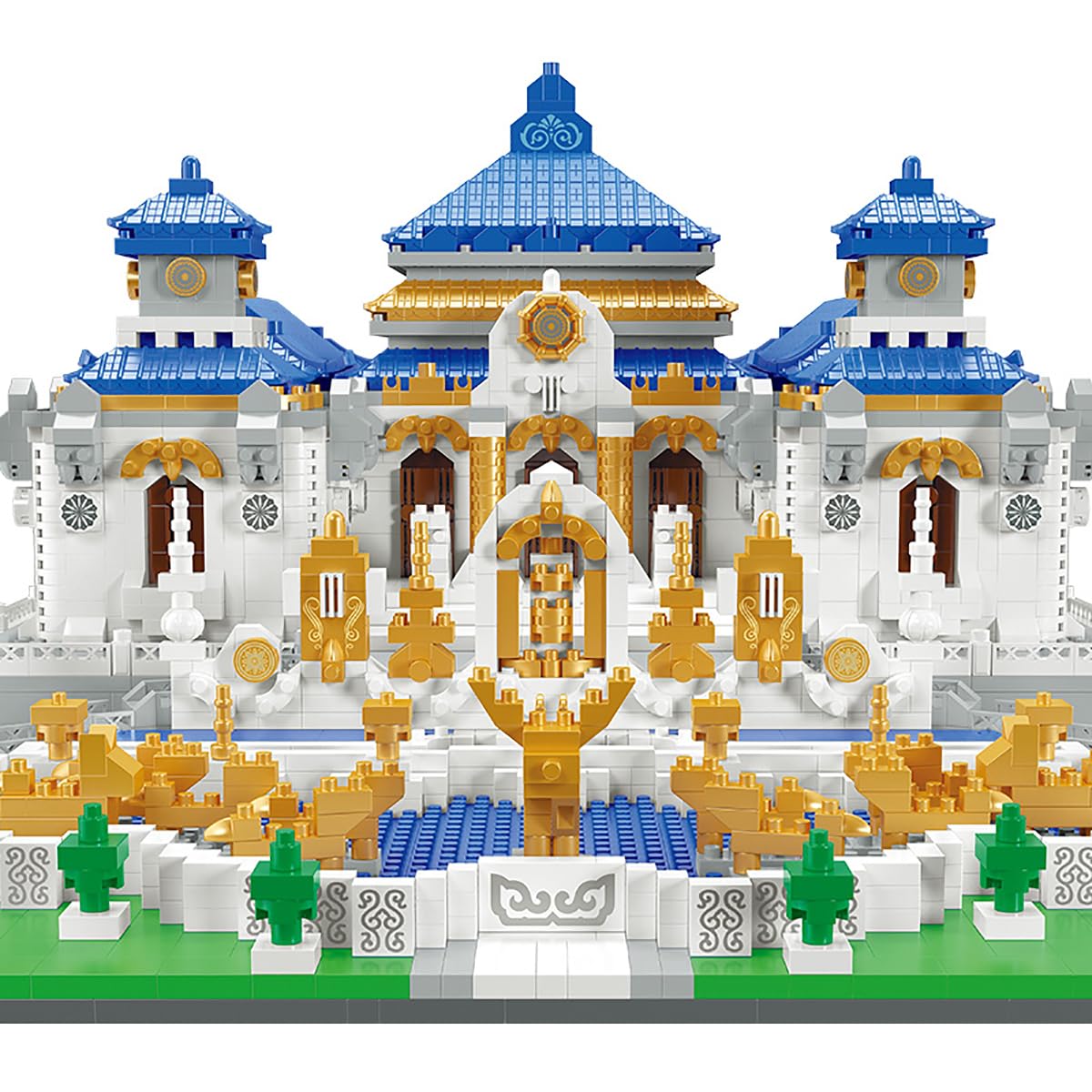 Tzfioy Old Summer Palace Building Blocks Set (5372Pcs) Chinese Ancient Imperial Garden Oriental Architecture Educational Toys Mi