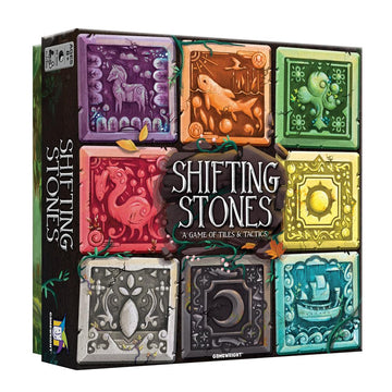Gamewright Shifting Stones Strategy Game - Visual Decision-Making, Multicolor, Ages 8+, Model 119, Tile & Card Game