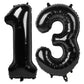 13 Balloon Number, Black Number 13Th 31Th Birthday Balloons 40 Inch, 13 Or 31 Years Old Black Birthday Decorations For Boys Girl