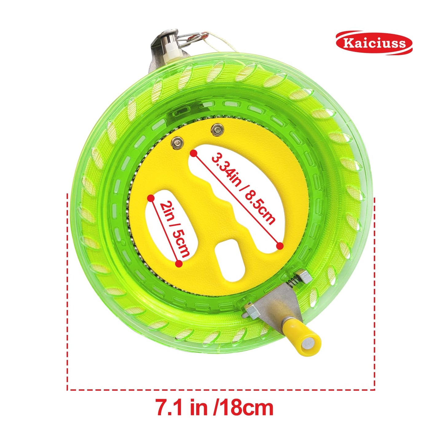 Kaiciuss Kite & Reel Winder Set, it Comes with Double Delta Kites and Double 7.1 Spools, Each Wheel Comes with Safety Lock and 6