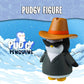 Pudgy Penguins Action Figures (Cowboy Carl) - 5 Inch enhanced Molded Figurine Toy Collectible - Perfect for Your Desk  Table  or Nightstand