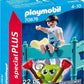 Playmobil Child with Monster Figurine - Multicoloured, One Size, Model 70876, Plastic