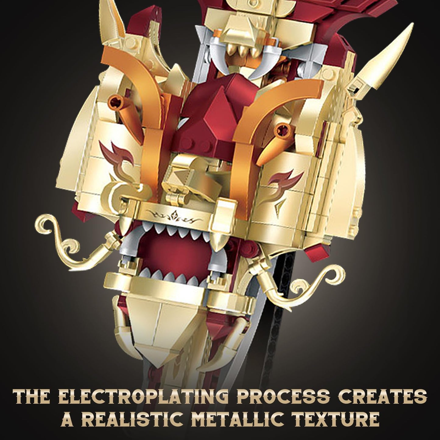 Finger Rock King Arthur's decorative replica blade Building Blocks Set for mature-themeds Legendary decorative replica blade Building Kit with a Base for Display  502 PCS Classic Toy Weapon Model Collection Gifts for Teens Boys 10+
