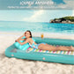 Inflatable Tanning Pool Lounger Float - Jasonwell 4 in 1 Sun Tan Tub Sunbathing Pool Lounge Raft Floatie Toys Water Filled Tanning Bed Mat Pad for mature-themed Blow Up Kiddie Pool Kids Ball Pit Pool (XL)