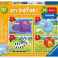 Ravensburger My First Puzzle: On Safari Jigsaw Puzzle (2-5 Pieces) - Unique Cardboard Design for Kids, Multi-Color, Model 7301