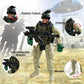 Baimiby Army Men Soldiers  12 Pcs Soldiers Toy Special Force Action Figure with  Military Soldier Playset Army Toy Set Birthday Gift for Toddler Boy 3+