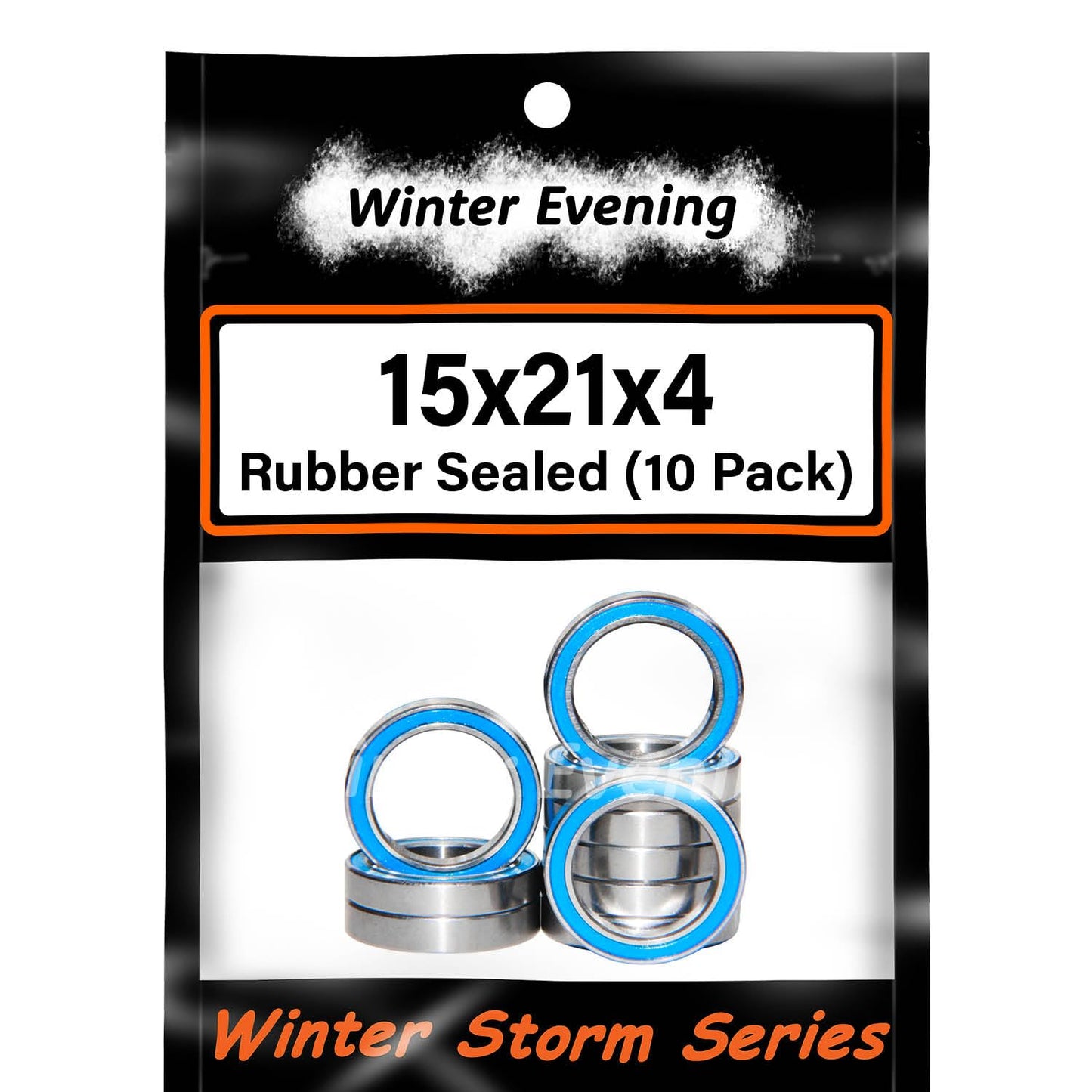 15x21x4mm  6702-2RS (10 Rubber Sealed Bearings)
