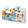 Melissa & Doug Wooden Cool Scoops Ice Creamery Play Food Toy Wooden Pretend Play Frozen Treats For Toddlers, Preschoolers, Boys 