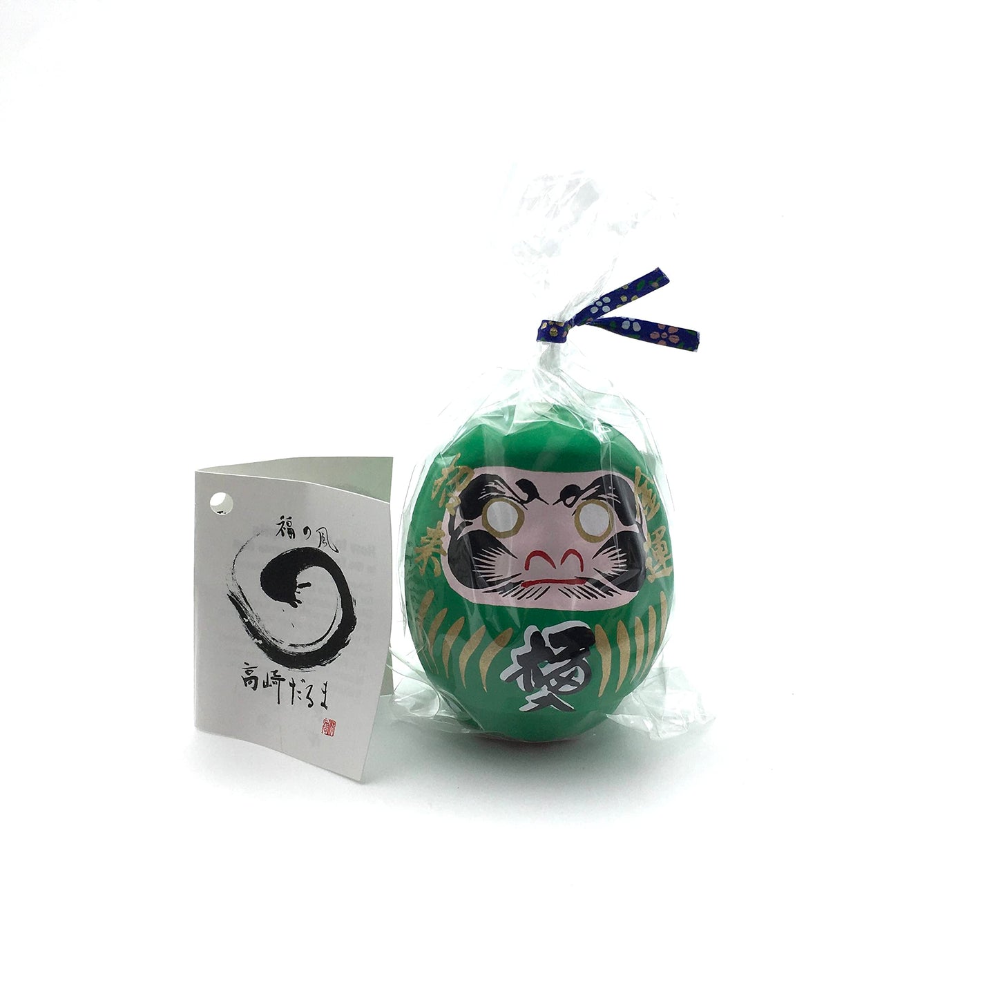Kotobuki ''Health Daruma Collectible Figurine, Small, Green